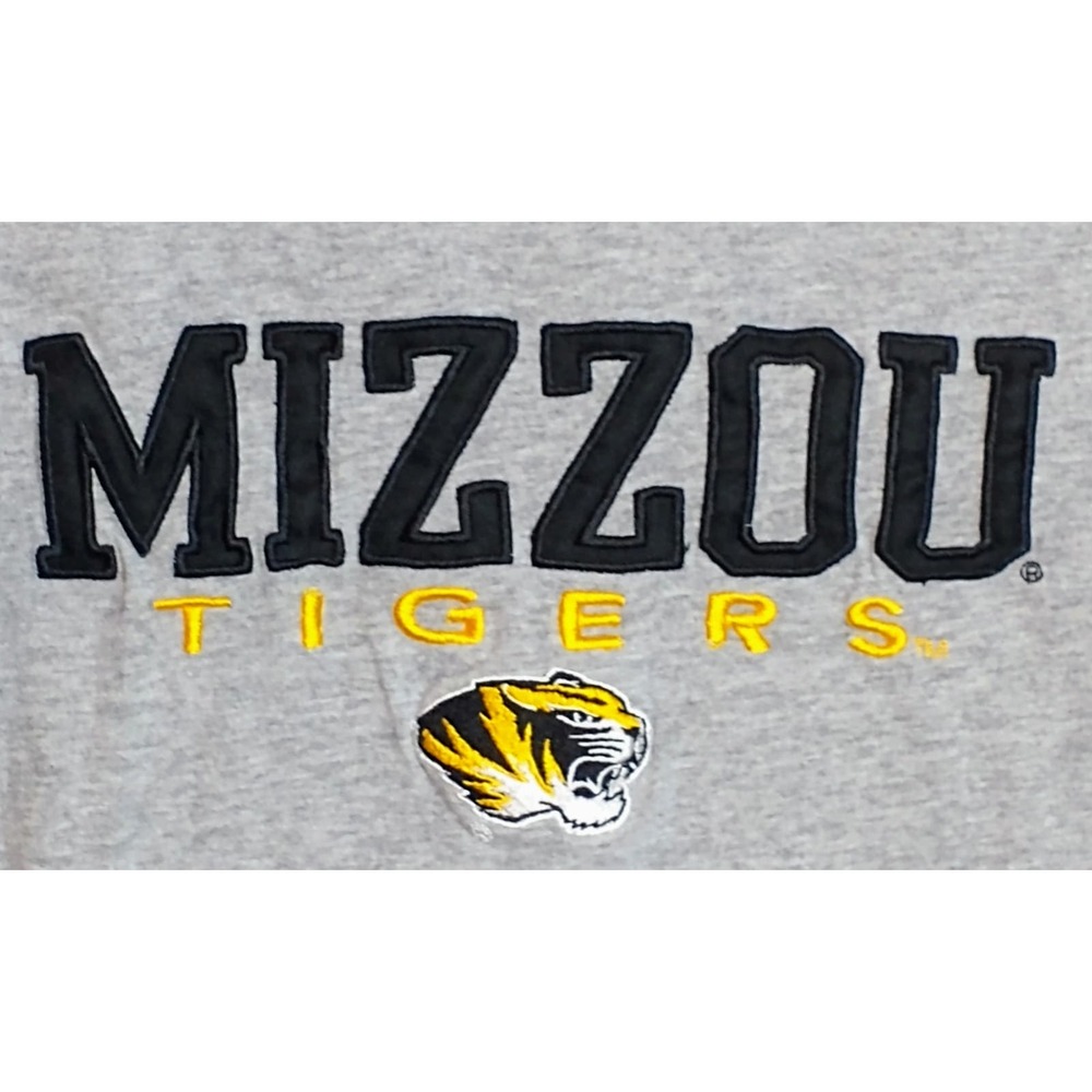 Pro Edge Missouri Mizzou Tigers T-Shirt. Men's Medium. Gray